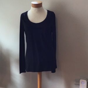 Adrienne Vittadini top with beaded trim.